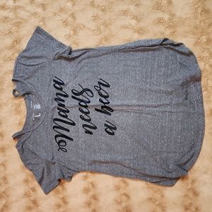 "Mama needs a beer" top